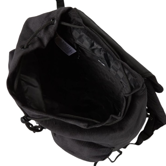 Vans Scatter Black Corduroy Backpack - Picture 2 of 6